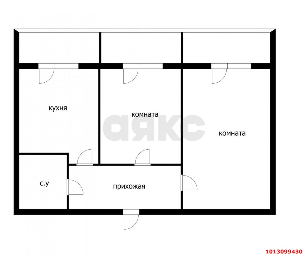 Фото №6: 2-комнатная квартира 50 м² - Российский, жилой комплекс София, ул. Куликова Поля, 15