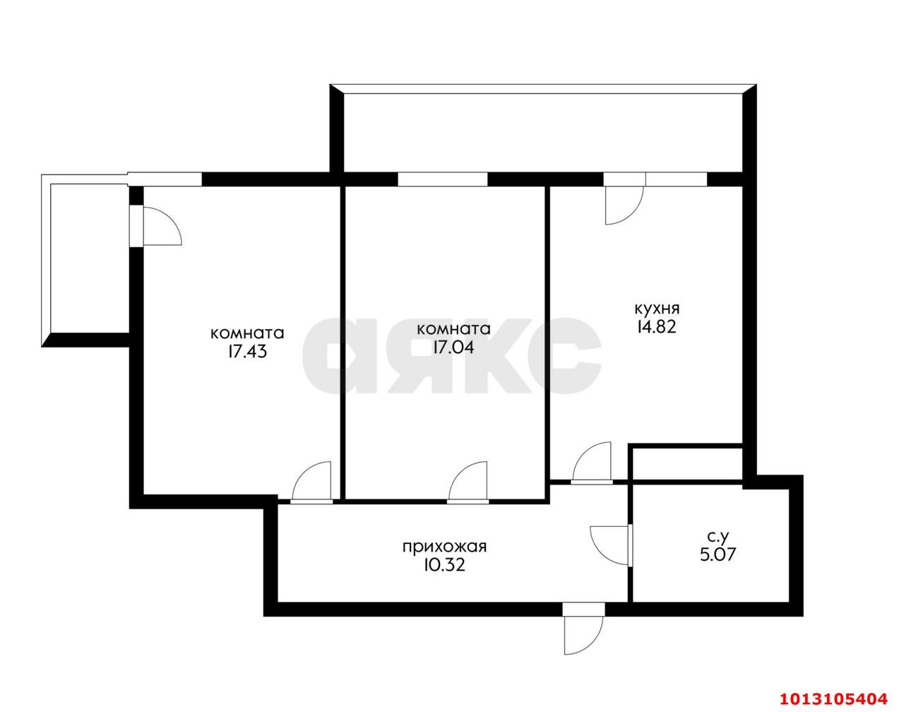 Фото №11: 2-комнатная квартира 70 м² - Краснодар, жилой комплекс На Садовой, ул. Садовая, 159к2