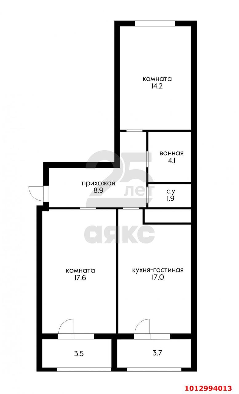 Фото №5: 2-комнатная квартира 67 м² - Краснодар, жилой комплекс Все Свои, ул. Колхозная, 5