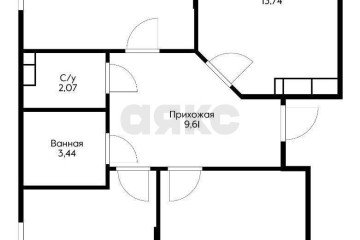 Фото №2: 3-комнатная квартира 81 м² - Краснодар, мкр. Светлоград, ул. Красных Партизан, 1/4к11