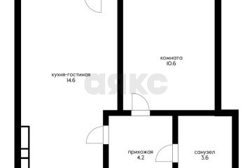 Фото №3: 1-комнатная квартира 33 м² - Краснодар, мкр. жилой комплекс Южане, ул. Даниила Смоляна, 65