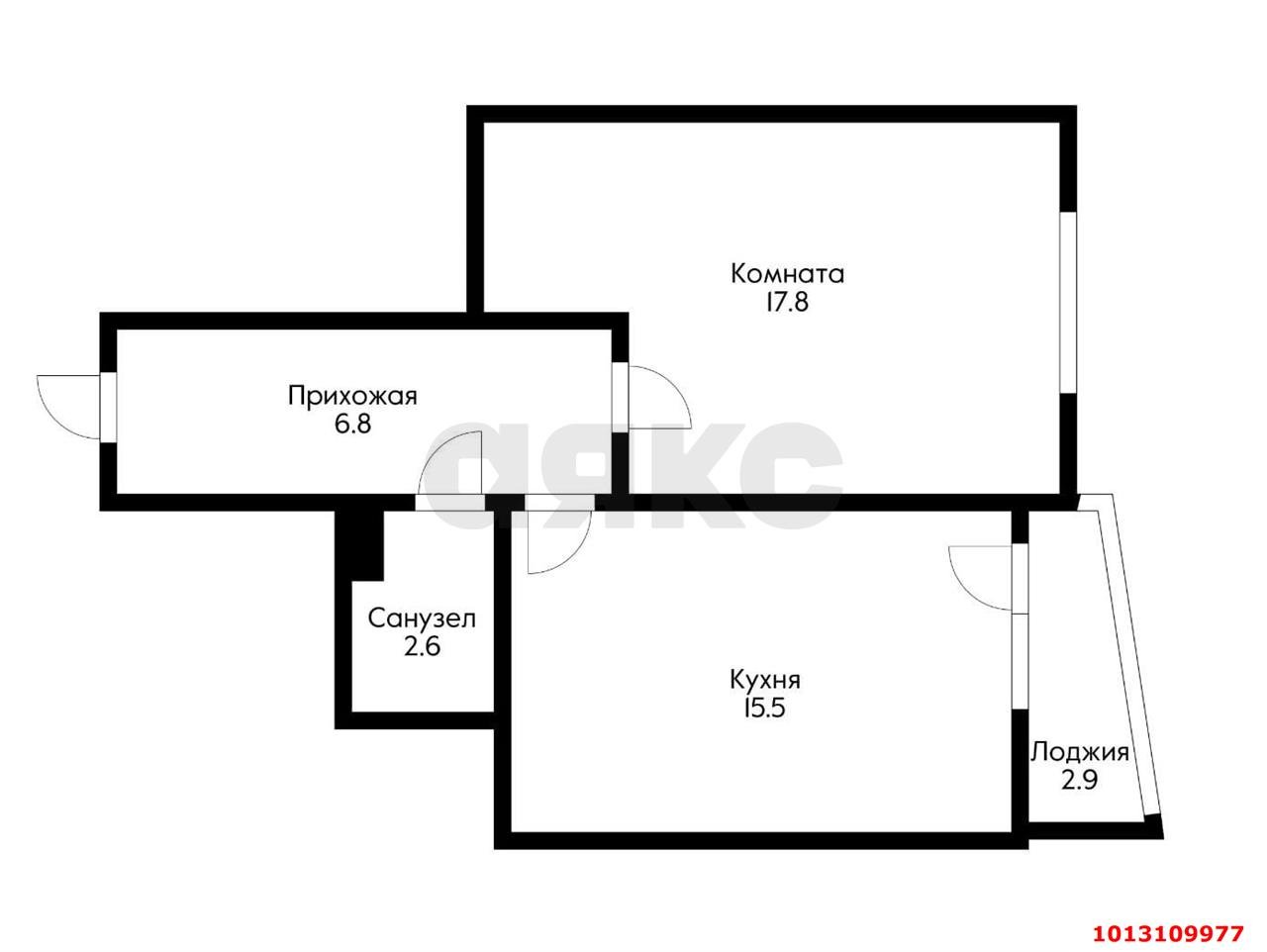 Фото №11: 1-комнатная квартира 45 м² - Краснодар, Пашковский, ул. Лавочкина, 19