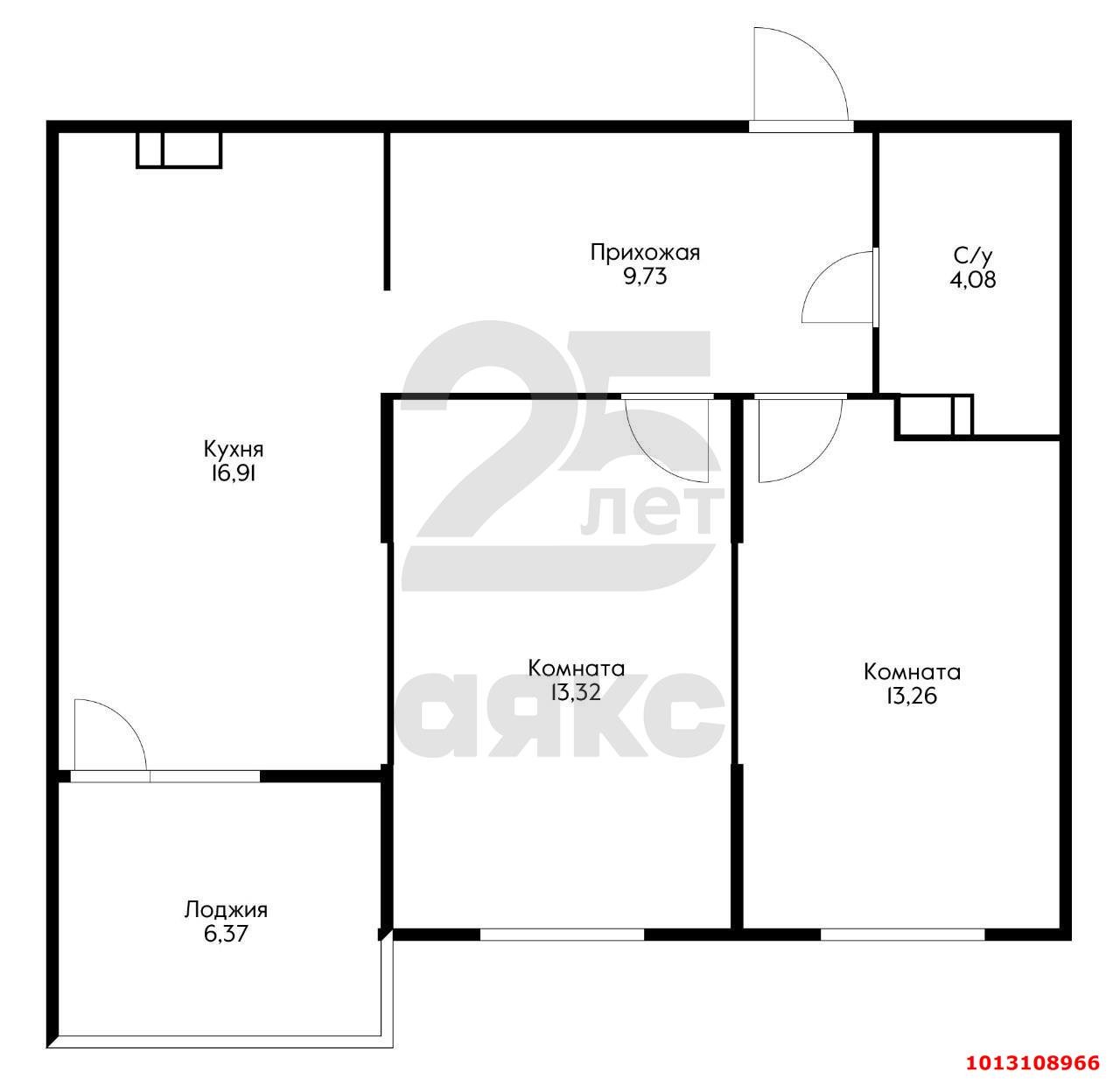 Фото №15: 2-комнатная квартира 57 м² - Краснодар, Любимово, 2