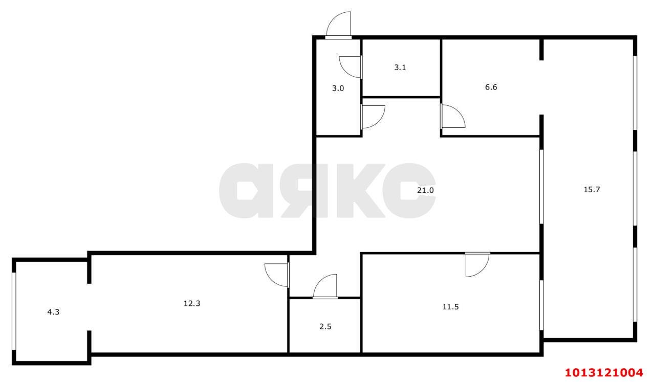 Фото №14: 3-комнатная квартира 80 м² - Краснодар, Черёмушки, ул. Ставропольская, 266