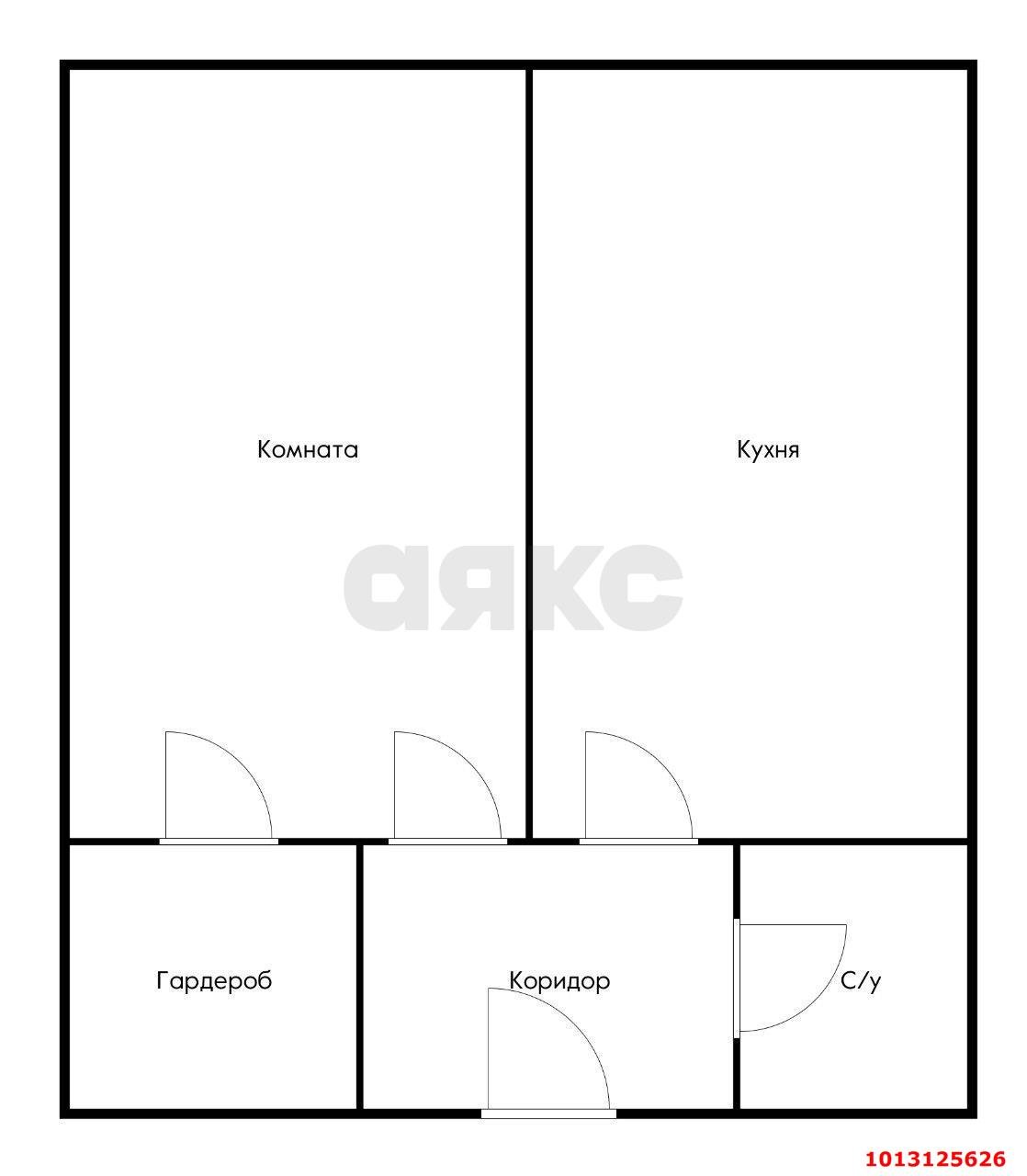 Фото №12: 1-комнатная квартира 41 м² - Краснодар, Музыкальный, ул. имени С.С. Прокофьева, 15