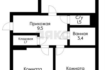 Фото №4: 2-комнатная квартира 65 м² - Краснодар, мкр. жилой комплекс Керченский, ул. им. Героя Сарабеева В.И., 5