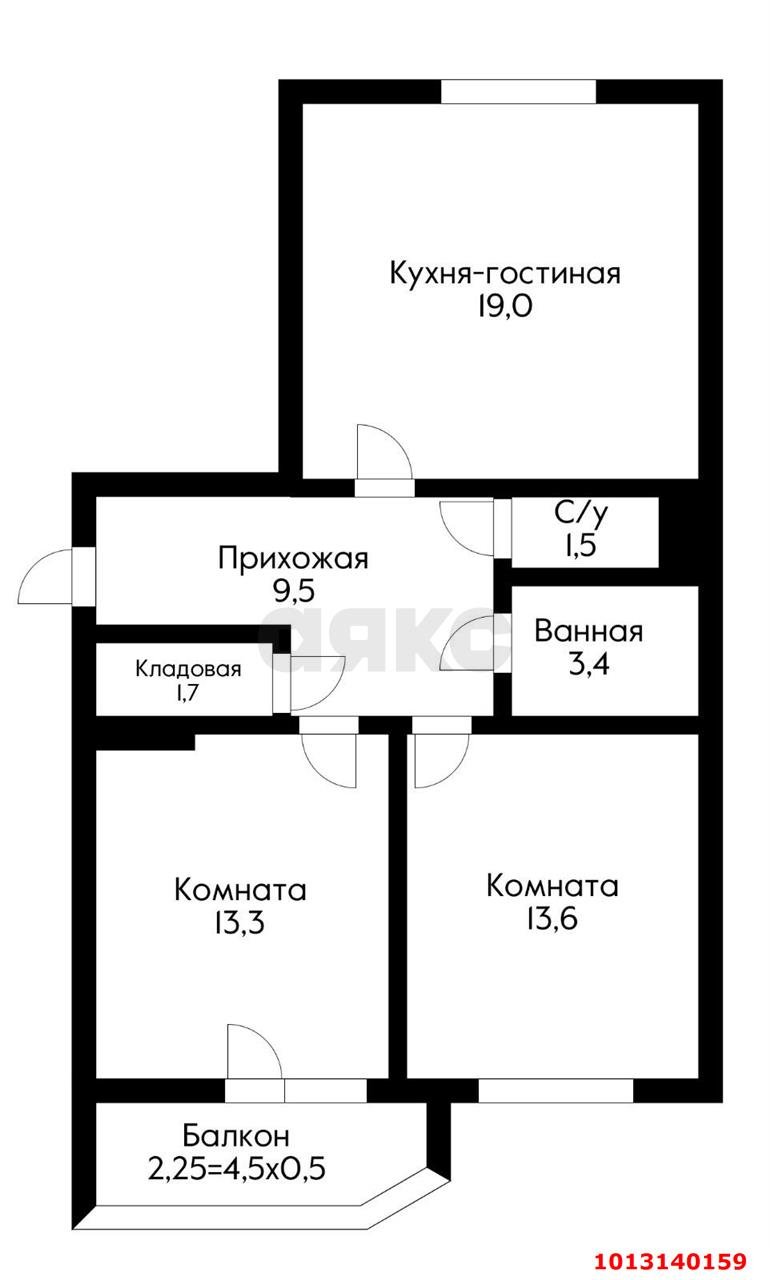 Фото №4: 2-комнатная квартира 65 м² - Краснодар, жилой комплекс Керченский, ул. им. Героя Сарабеева В.И., 5