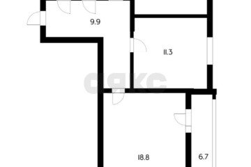 Фото №4: 2-комнатная квартира 58 м² - Берёзовый, мкр. жилой комплекс Берёзовый Парк, ул. 2-я Целиноградская, 44к2