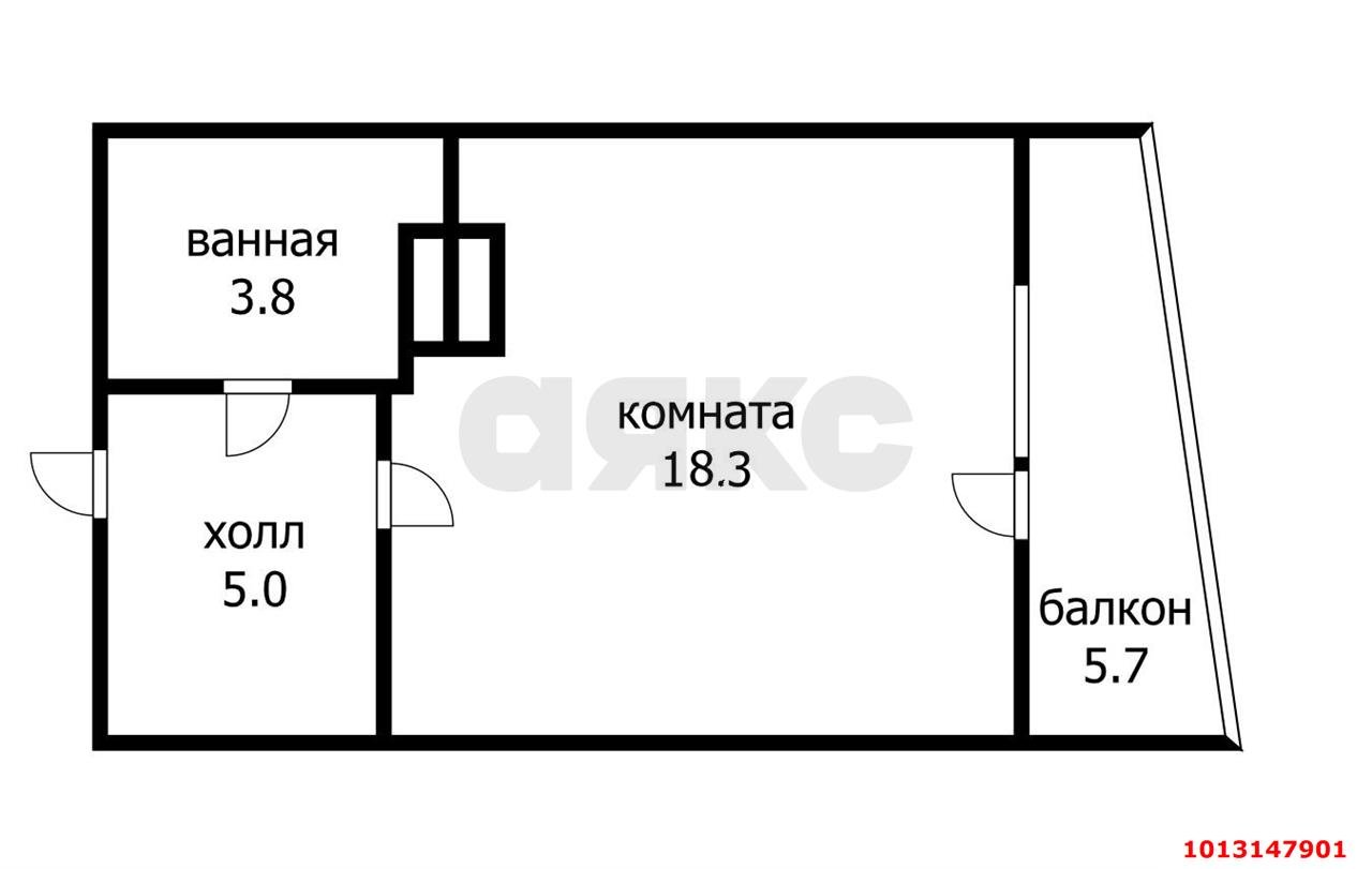 Фото №8: Студия 32 м² - Краснодар, имени Петра Метальникова, 