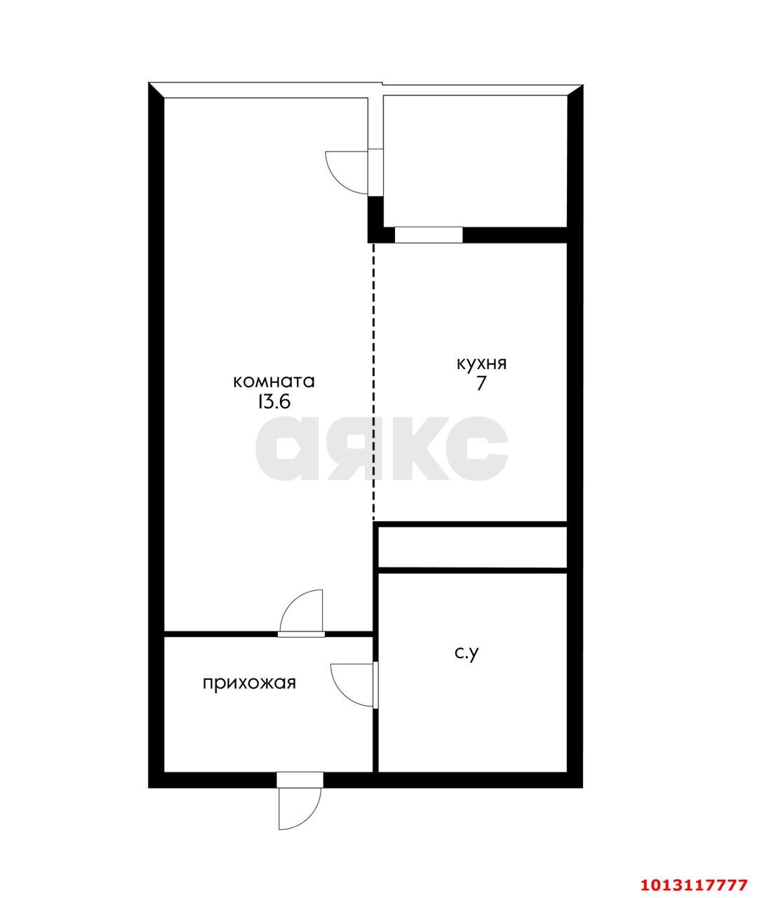 Фото №8: 1-комнатная квартира 33 м² - Краснодар, Солнечный, пр-кт Константина Образцова, 25к1