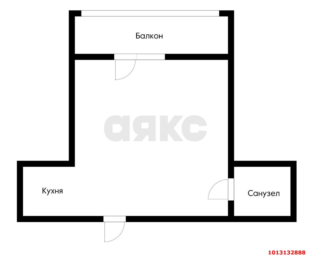 Фото №9: Студия 28 м² - Южный, ул. Ягодная, 28