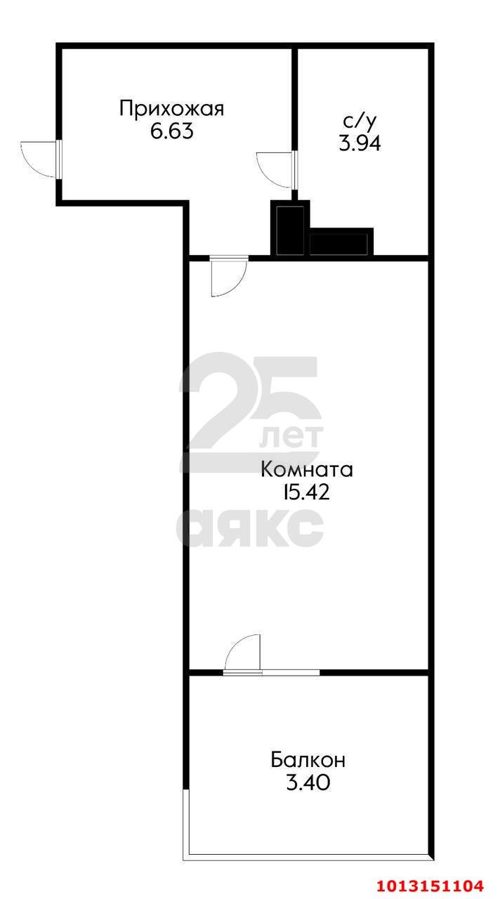 Фото №5: Студия 26 м² - Краснодар, Любимово, 18/1