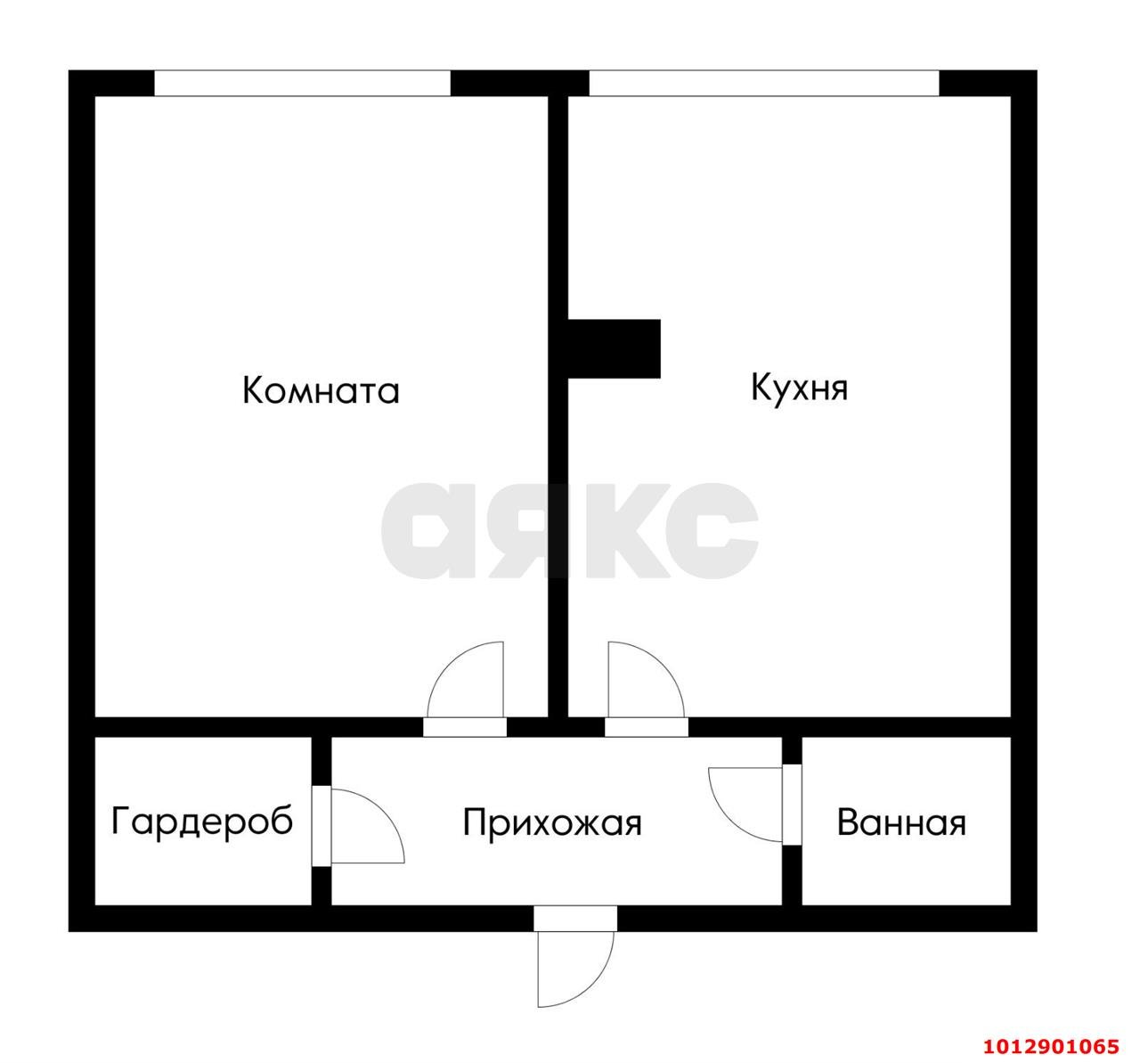 Фото №9: 1-комнатная квартира 43 м² - Новая Адыгея, жилой комплекс Речные просторы, ул. Тургеневское шоссе, 10к1