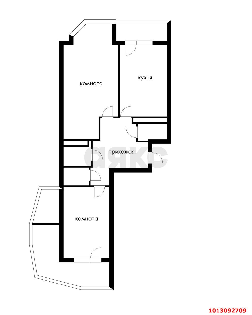 Фото №16: 2-комнатная квартира 72 м² - Краснодар, 9-й километр, пр-д Репина, 5