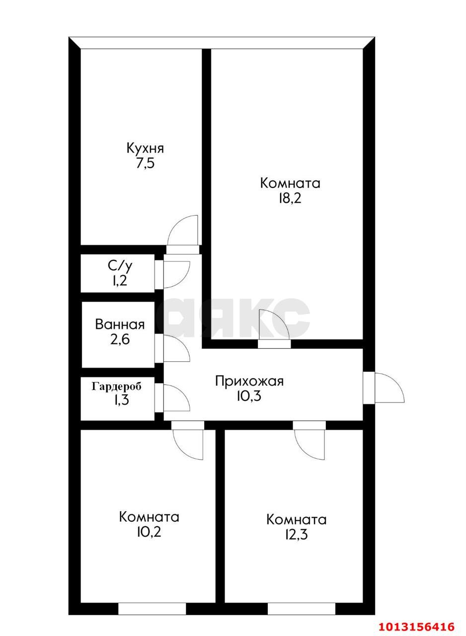 Фото №14: 3-комнатная квартира 69 м² - Энем, ул. Красная, 4