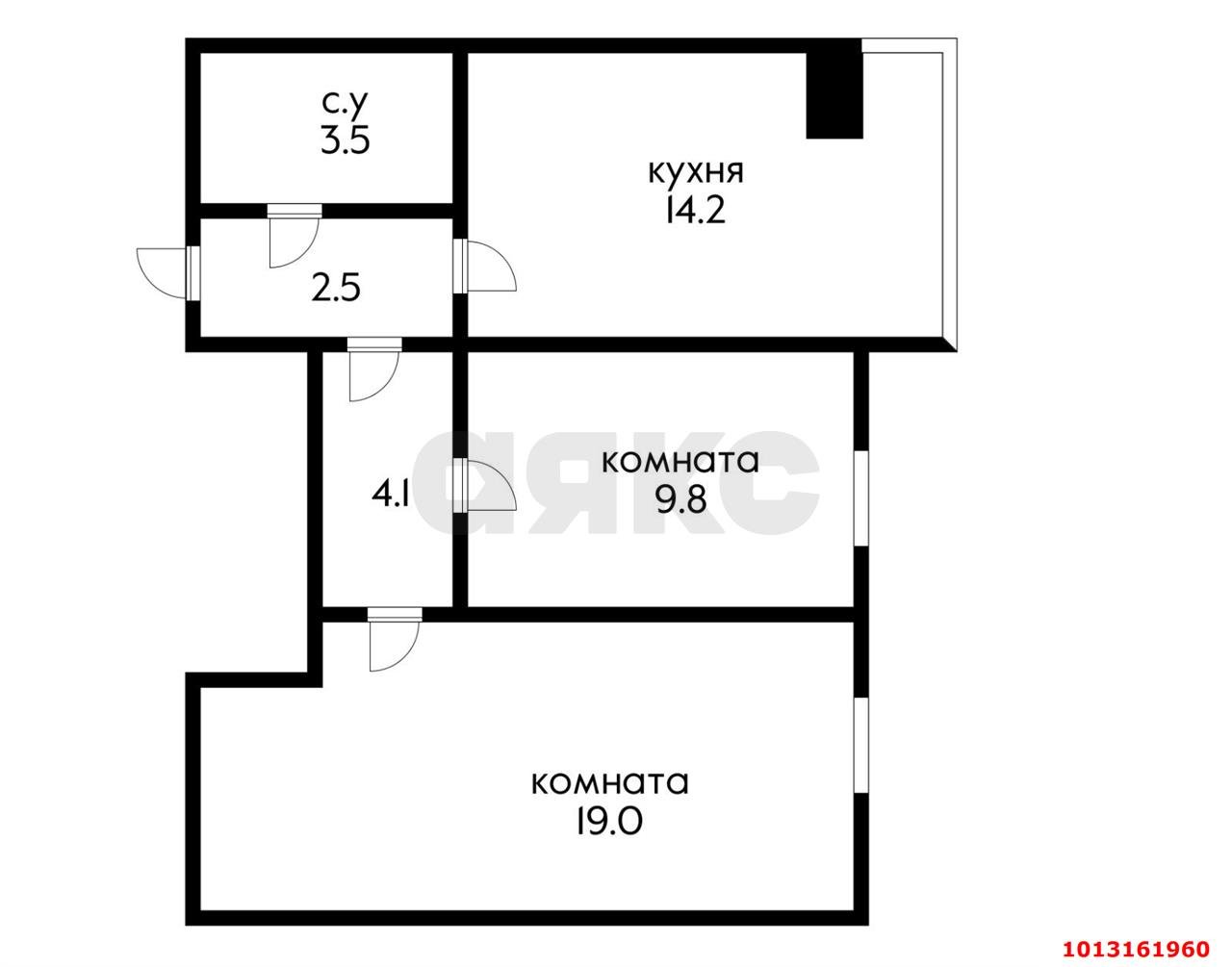 Фото №20: 2-комнатная квартира 93 м² - Краснодар, Музыкальный, ул. Ангарская, 2/6