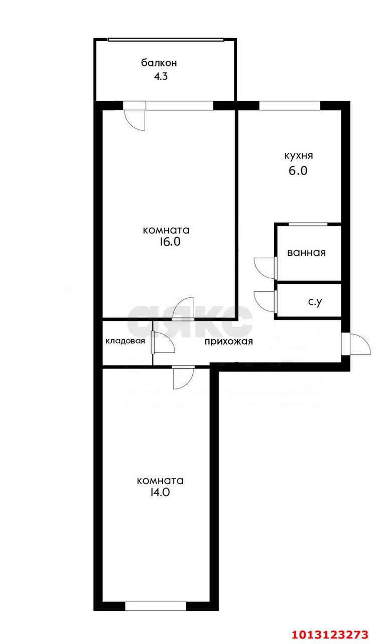 Фото №19: 2-комнатная квартира 45 м² - Краснодар, Черёмушки, ул. Старокубанская, 117