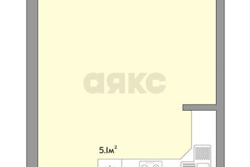 Фото №4: Студия 29 м² - Краснодар, мкр. жилой комплекс Жемчужина, ул. имени Ф.И. Шаляпина, 30/1лит3