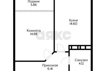 Фото №4: 1-комнатная квартира 44 м² - Краснодар, мкр. Черёмушки, ул. Обрывная, 132/1