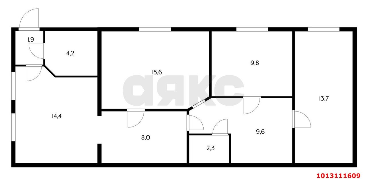 Фото №14: 3-комнатная квартира 80 м² - Энем, ул. Суворова, 55