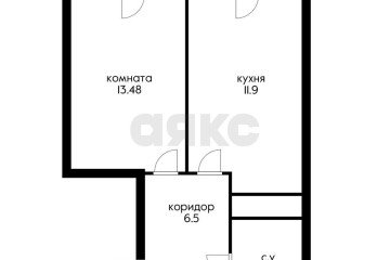 Фото №2: 1-комнатная квартира 42 м² - Знаменский, мкр. Родные Просторы, ул. Природная, 10Бк5