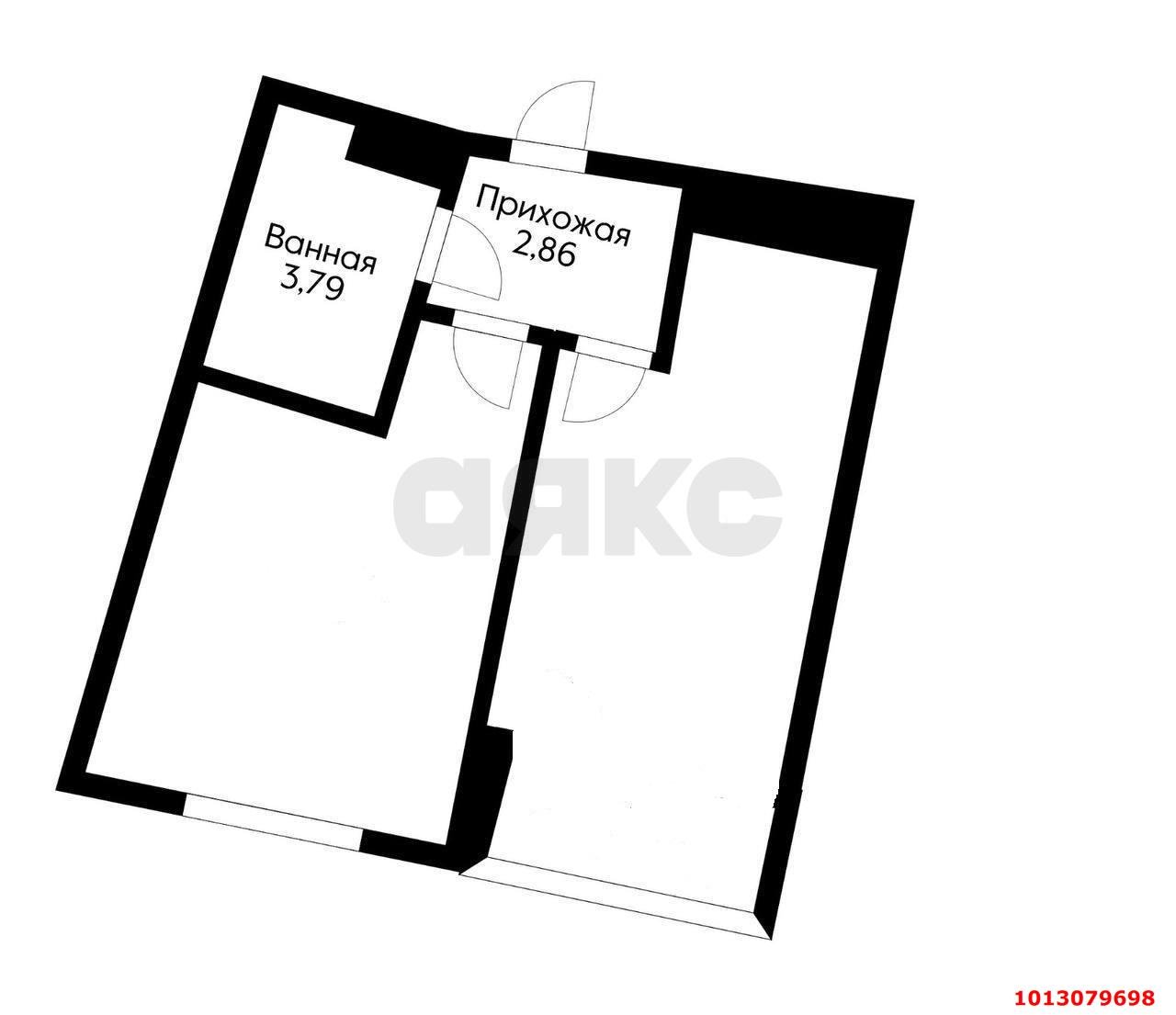 Фото №5: 1-комнатная квартира 28 м² - Краснодар, жилой комплекс Фонтаны, ул. Старокубанская, 2/23к1