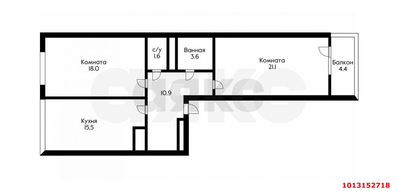 Фото №13: 2-комнатная квартира 75 м² - Краснодар, жилой комплекс Империал, ул. Бородинская, 137к2