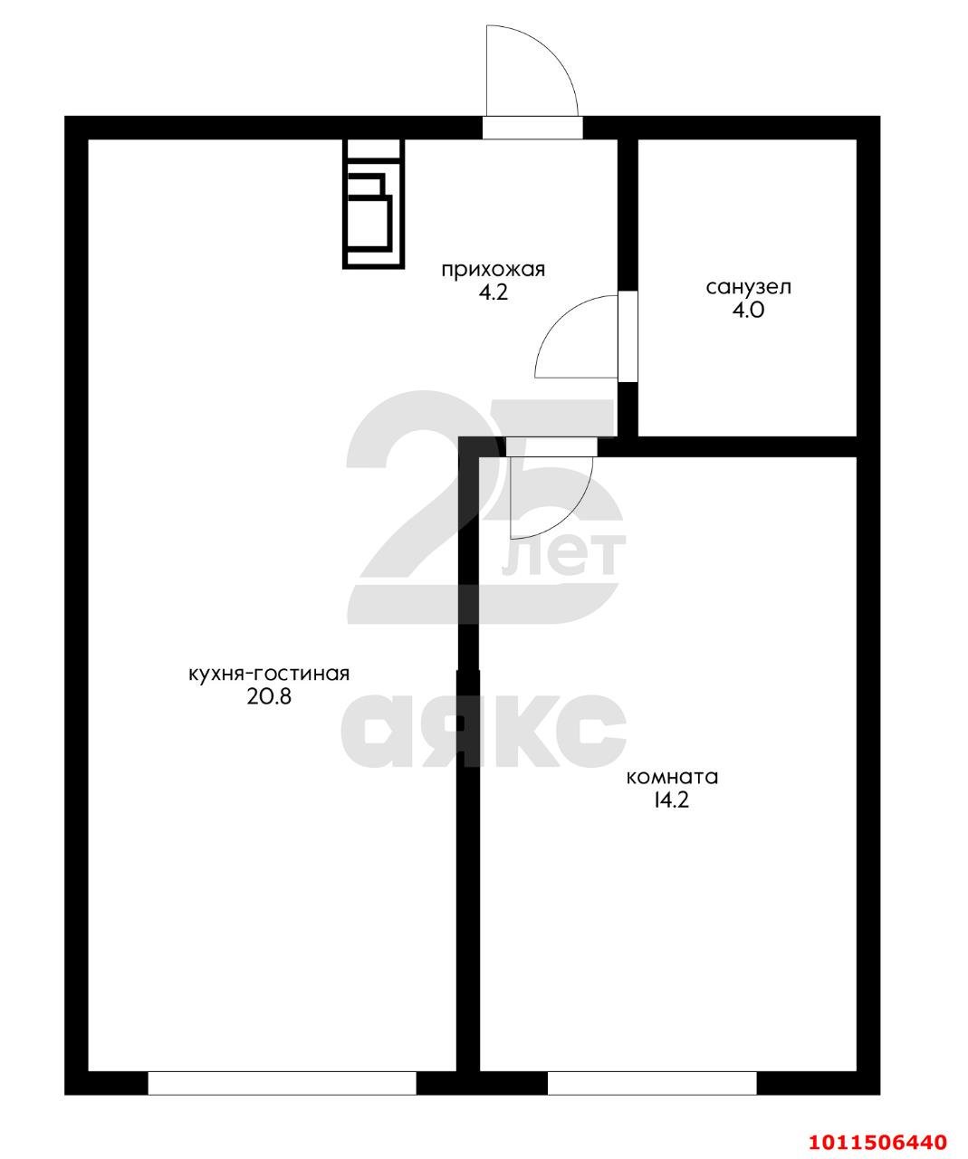 Фото №7: 1-комнатная квартира 43 м² - Новая Адыгея, ул. Песочная, 3/5А