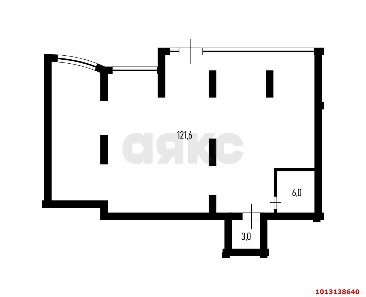 Фото №5: Торговое помещение 131 м² - Краснодар, жилой комплекс Россинский Парк, ул. Командорская, 15/1