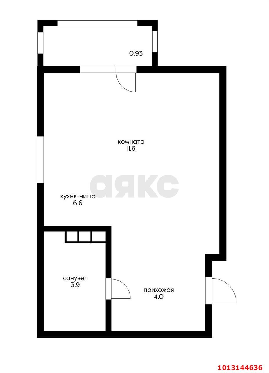 Фото №4: Студия 29 м² - Краснодар, жилой комплекс Зеленодар, ул. 3-я Трудовая, 1/3