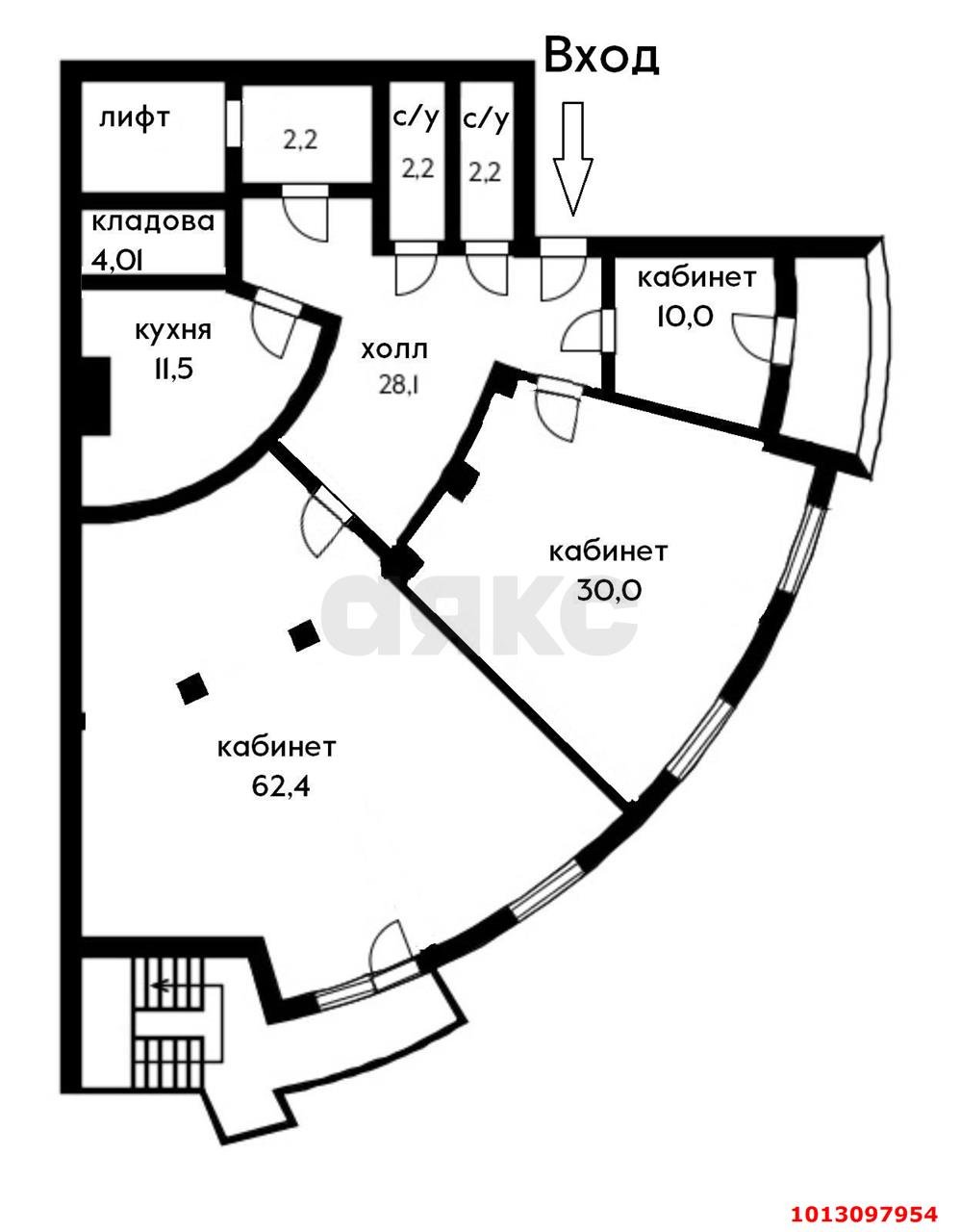 Фото №12: Офисное помещение 152 м² - Краснодар, Черёмушки, ул. Ставропольская, 223