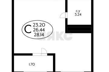 Фото №2: Студия 29 м² - Краснодар, мкр. Славянский, ул. Заполярная, 39к3