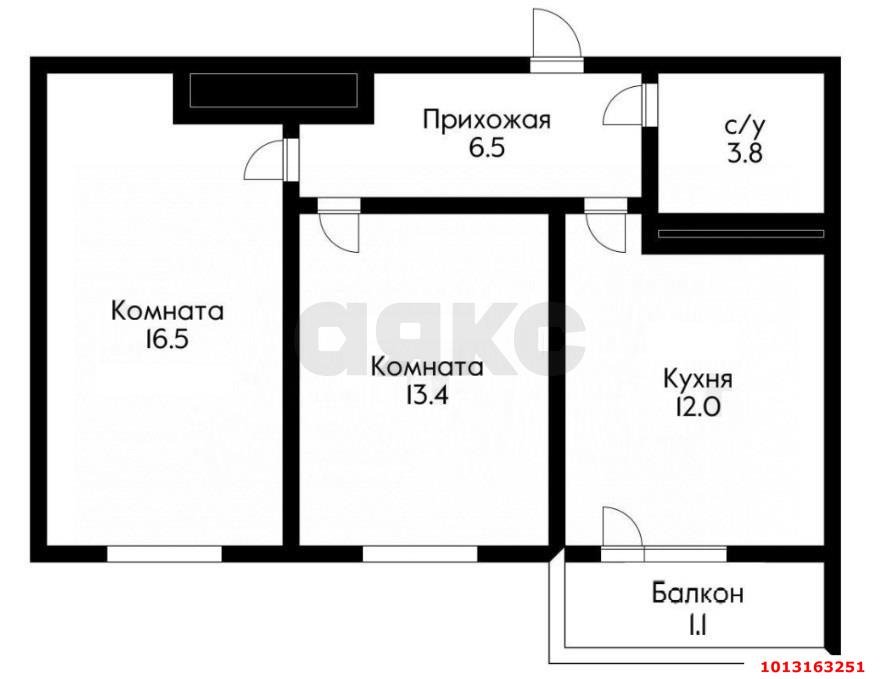 Фото №18: 2-комнатная квартира 55 м² - Краснодар, жилой комплекс Южане, ул. Даниила Смоляна, 65