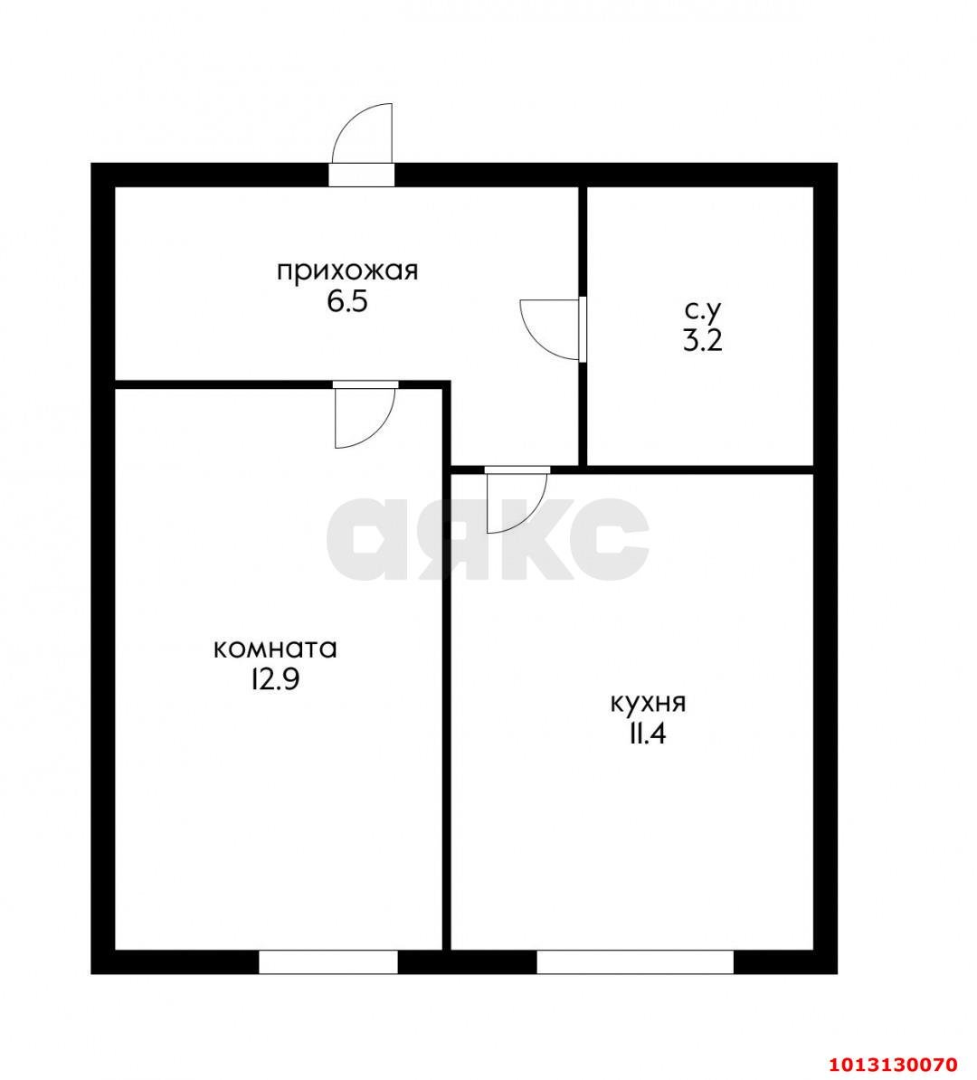 Фото №11: 1-комнатная квартира 34 м² - Краснодар, жилой комплекс Дубровка, ул. Беговая, 56к1