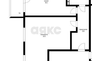 Фото №4: 1-комнатная квартира 41 м² - Краснодар, мкр. жилой комплекс Усадьба, ул. имени Валерия Вишневецкого, 11