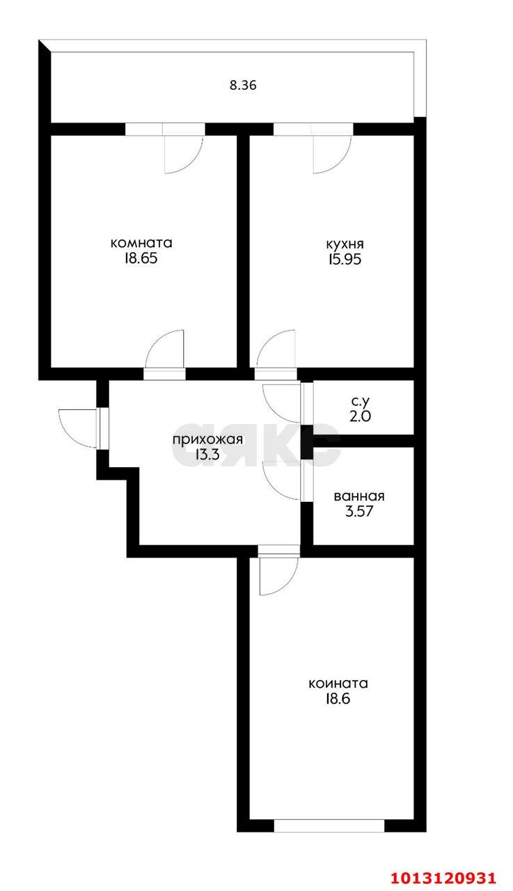 Фото №15: 2-комнатная квартира 72 м² - Краснодар, Фестивальный, ул. Дальняя, 4/2к1