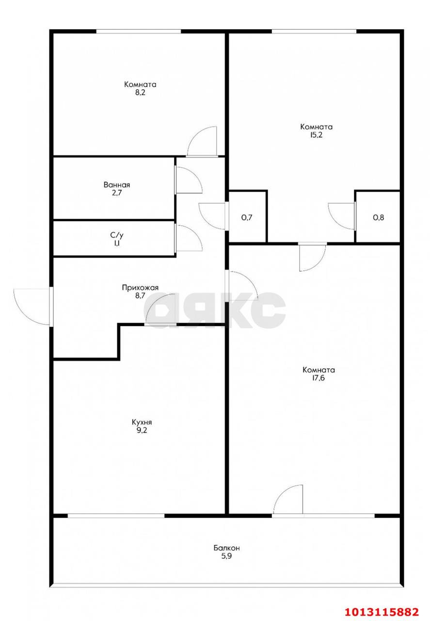 Фото №15: 3-комнатная квартира 64 м² - Энем, ул. Красная, 6