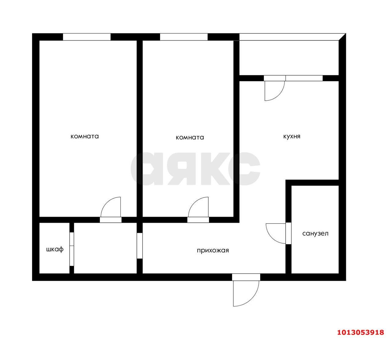 Фото №18: 2-комнатная квартира 49 м² - Краснодар, Музыкальный, ул. Рахманинова, 17