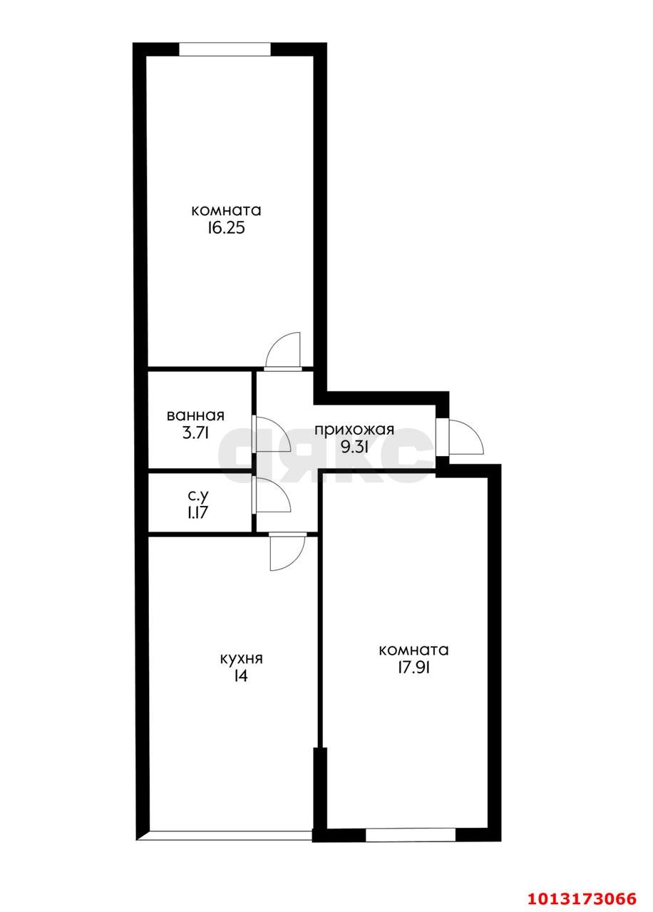 Фото №4: 2-комнатная квартира 65 м² - Краснодар, жилой комплекс Нeo-квартал Красная Площадь, ул. Конгрессная, 19/1