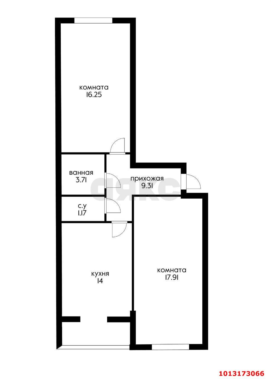 Фото №9: 2-комнатная квартира 65 м² - Краснодар, жилой комплекс Нeo-квартал Красная Площадь, ул. Конгрессная, 19/1