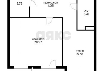 Фото №2: 1-комнатная квартира 75 м² - Краснодар, мкр. Центральный, ул. Кубанская Набережная, 56