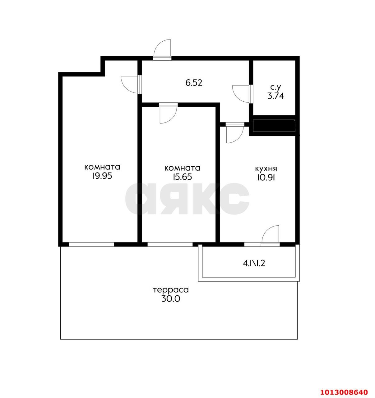 Фото №6: 2-комнатная квартира 60 м² - Краснодар, жилой комплекс Галактика, ул. Уральская, 71к1