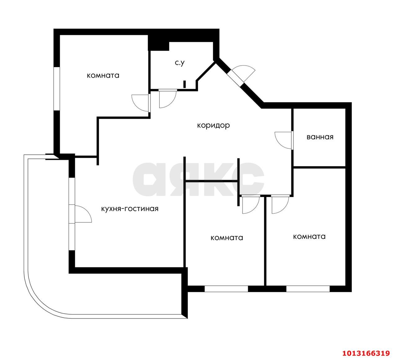 Фото №3: 3-комнатная квартира 110 м² - Краснодар, Панорама, ул. Восточно-Кругликовская, 28