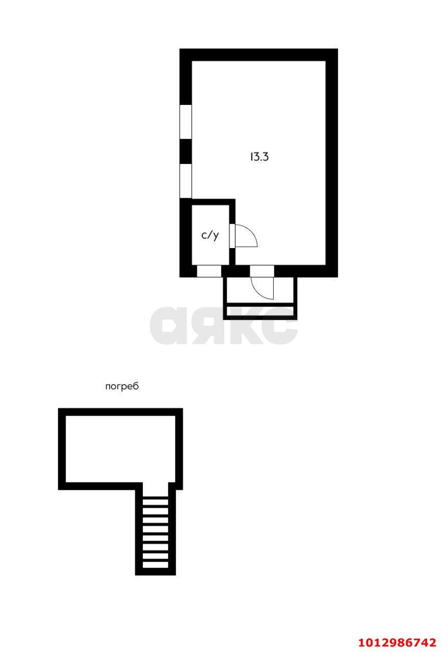 Фото №4: Часть дома 56 м² + 0.01 сот. - Краснодар, Центральный, ул. Горького, 42