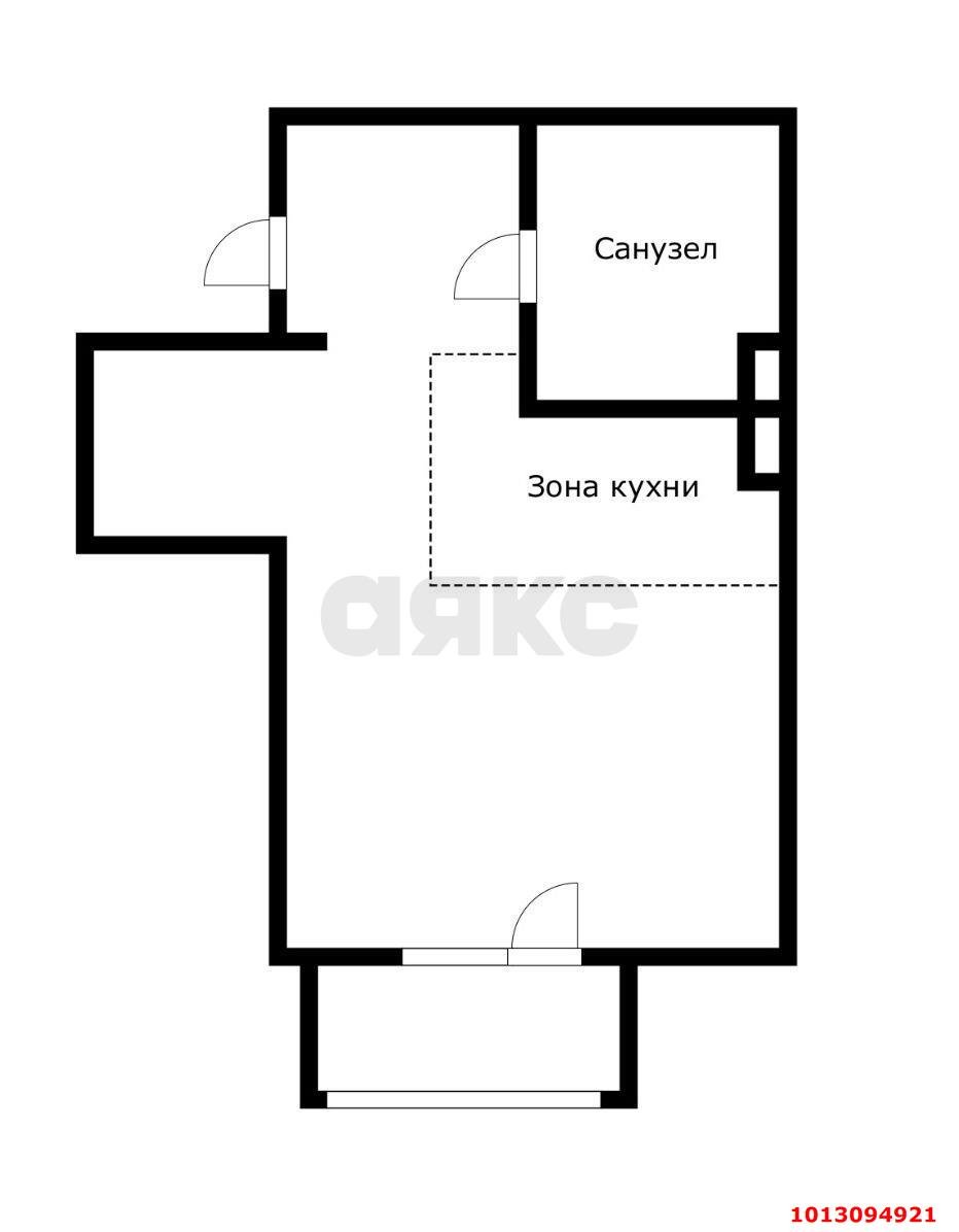 Фото №2: Студия 31 м² - Краснодар, жилой комплекс Португалия, ул. Лиссабонская, 109к27