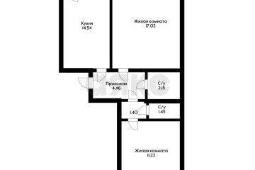 Фото №3: 2-комнатная квартира 52 м² - Краснодар, мкр. Новый, ул. 9-я Тихая, 15