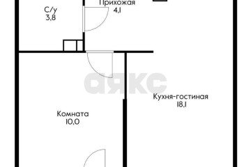 Фото №2: 1-комнатная квартира 38 м² - Краснодар, мкр. жилой комплекс Сармат, ул. Западный Обход, 65А