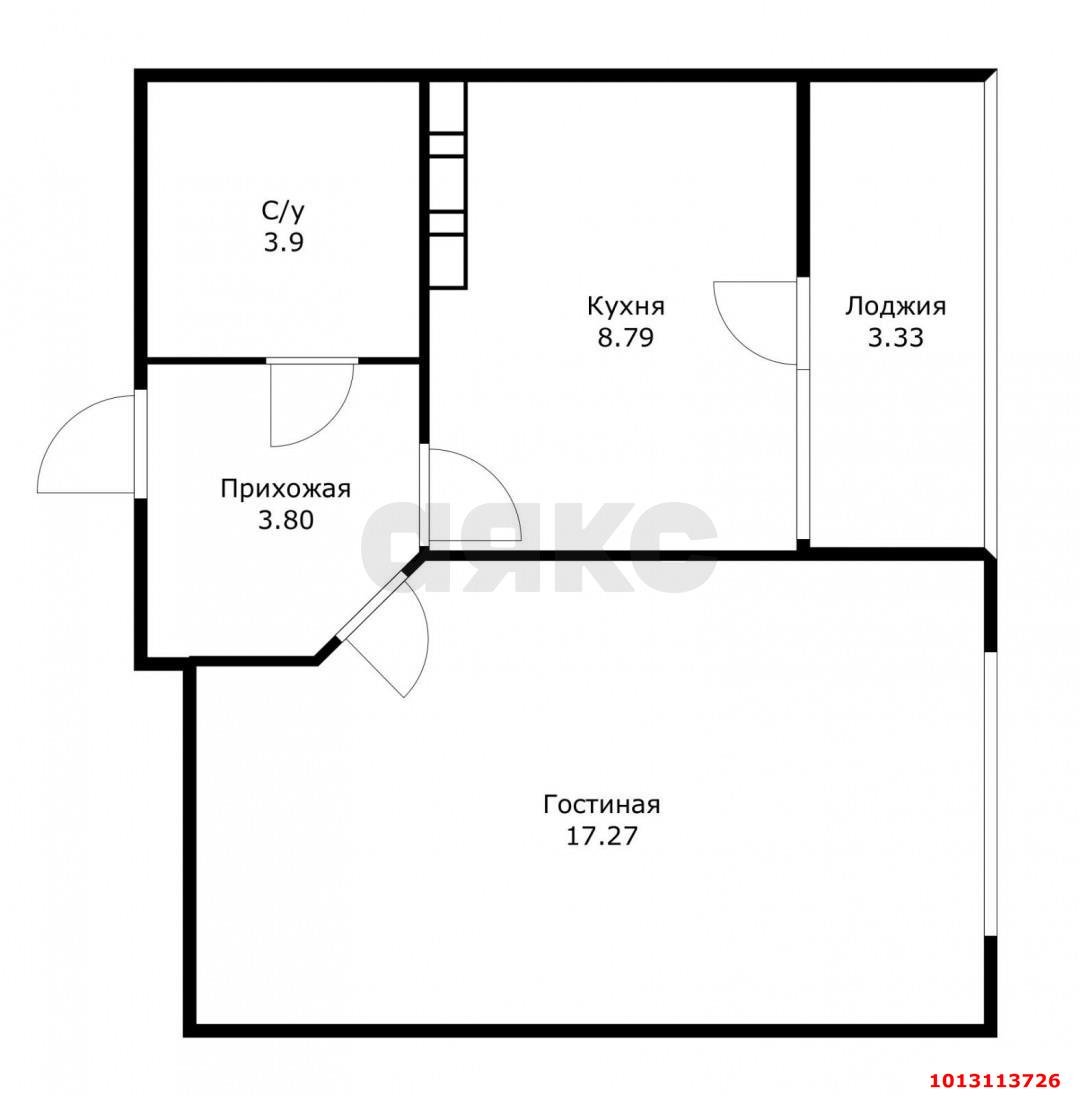 Фото №6: 1-комнатная квартира 35 м² - Краснодар, жилой комплекс Архитектор, ул. Просвещения