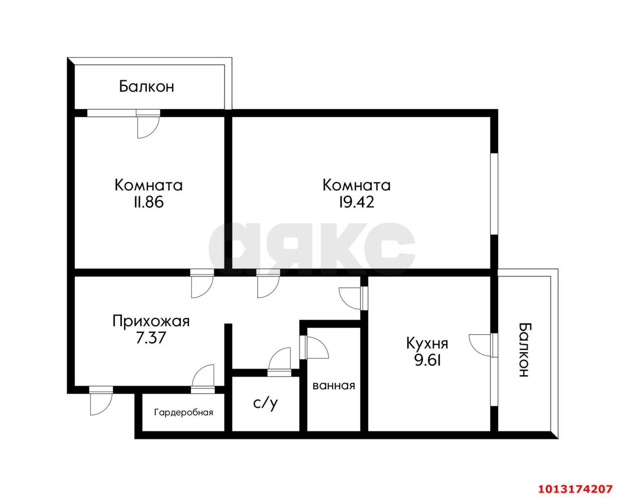 Фото №19: 2-комнатная квартира 67 м² - Краснодар, Комсомольский, ул. Сормовская, 185