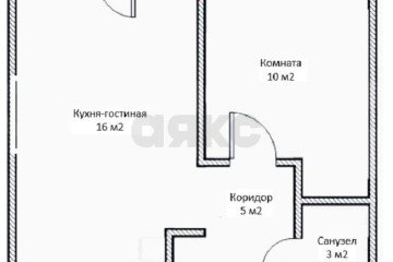 Фото №3: 1-комнатная квартира 37 м² - Новая Адыгея, мкр. жилой комплекс Дарград, ул. Тургеневское шоссе, 33/1к6